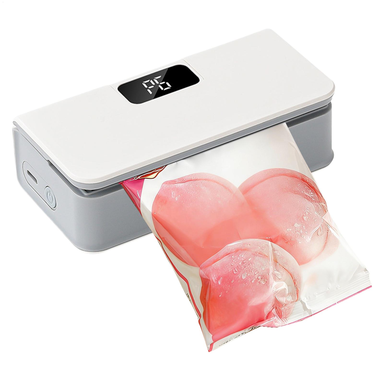 Meal Prep Vacuum Seal - Lebensmittel-Vakuumversiegler, staubdichte Beutel-Versiegelungsmaschine, tragbares Werkzeug zum
