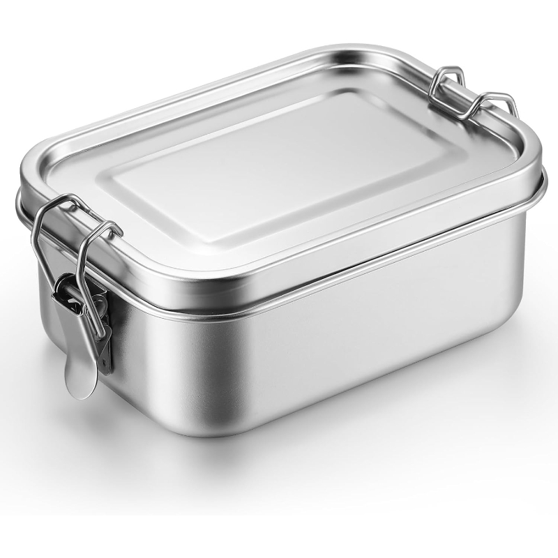 Meal Prep Dinners - Edelstahl-Lebensmittelbehälter mit Deckeln, Lunchbox, Kühlschrank-Organizer, Hot-Pot-Vorbereitungsbox,