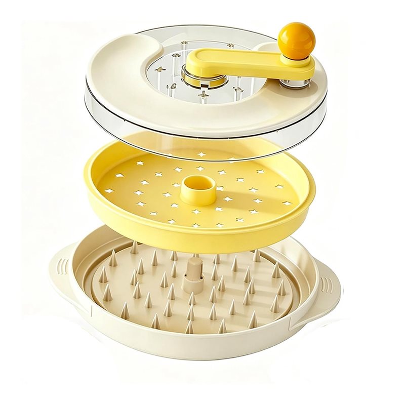 Meal Prep Pork - AAAN-Manuelles Hähnchenbrust-Zerkleinerungswerkzeug 360-Grad-Drehfunktion Fleischseparator für Hähnchen,