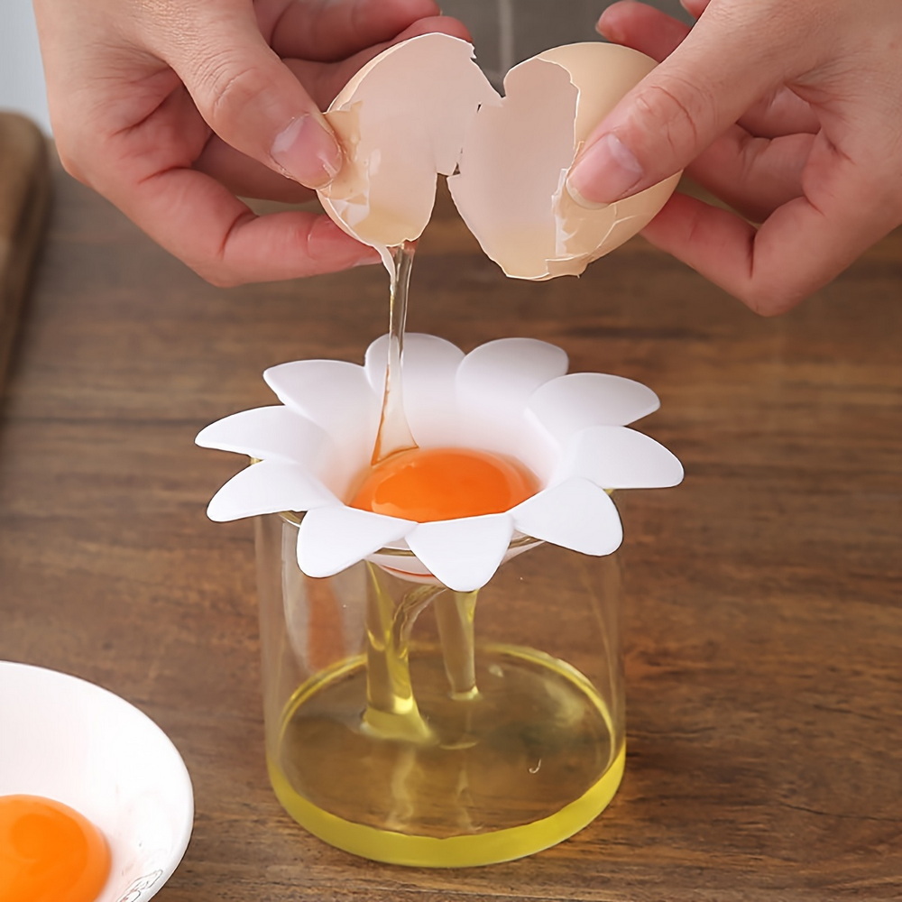 Meal Prep Eggs - 1pc/Nette Blume Design Ei Weiß Eigelb