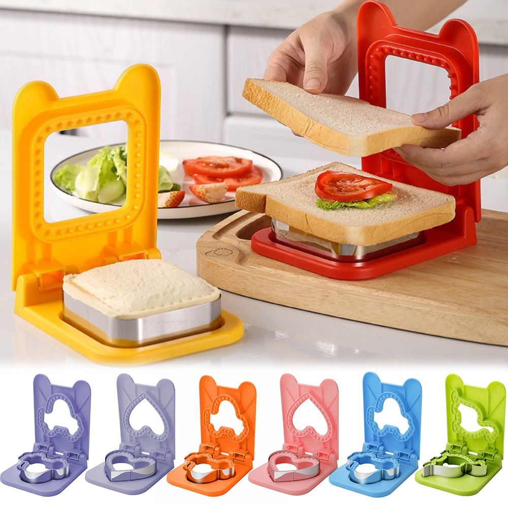 Stainless Bento Box - Edelstahl DIY Sandwich-Ausstecher Formen-Set Vielseitige Formen