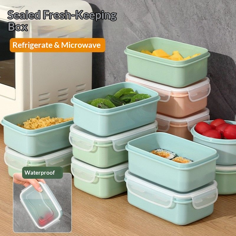 Meal Prep Container - Luftdichte Lebensmittelbehälter BPA-frei Stapelbare Auslaufsichere Lunchbox