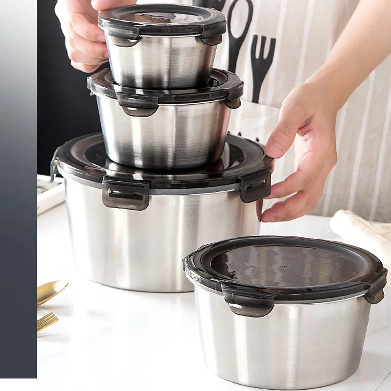 Stainless Bento Box - 304 Edelstahl Bento Lunchbox mit Deckel