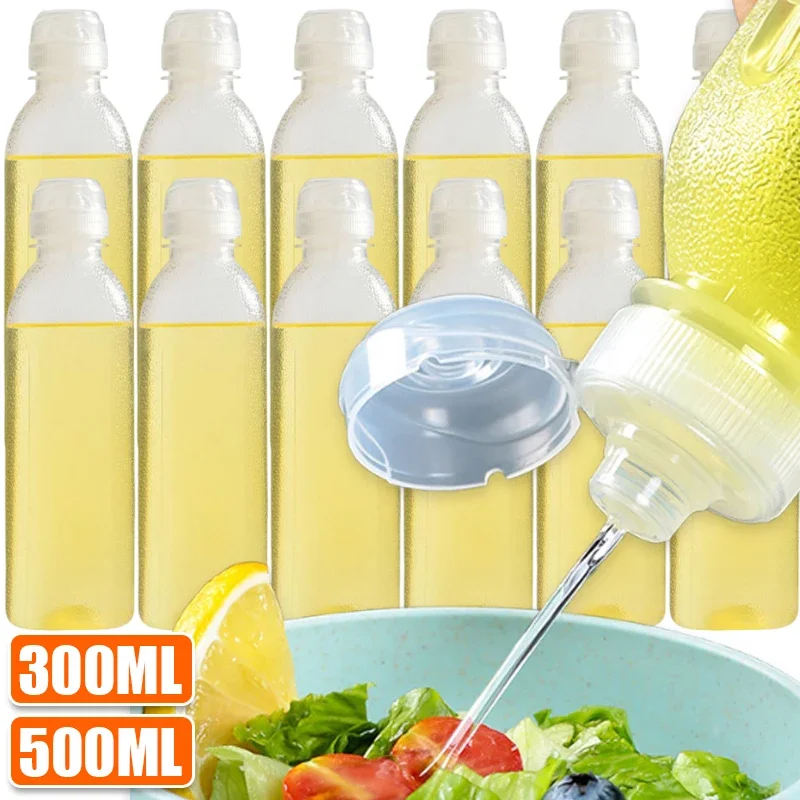 Sauce Squeeze Bottle - 6/1PCS Küche Öl Flasche Gewürz Kunststoff