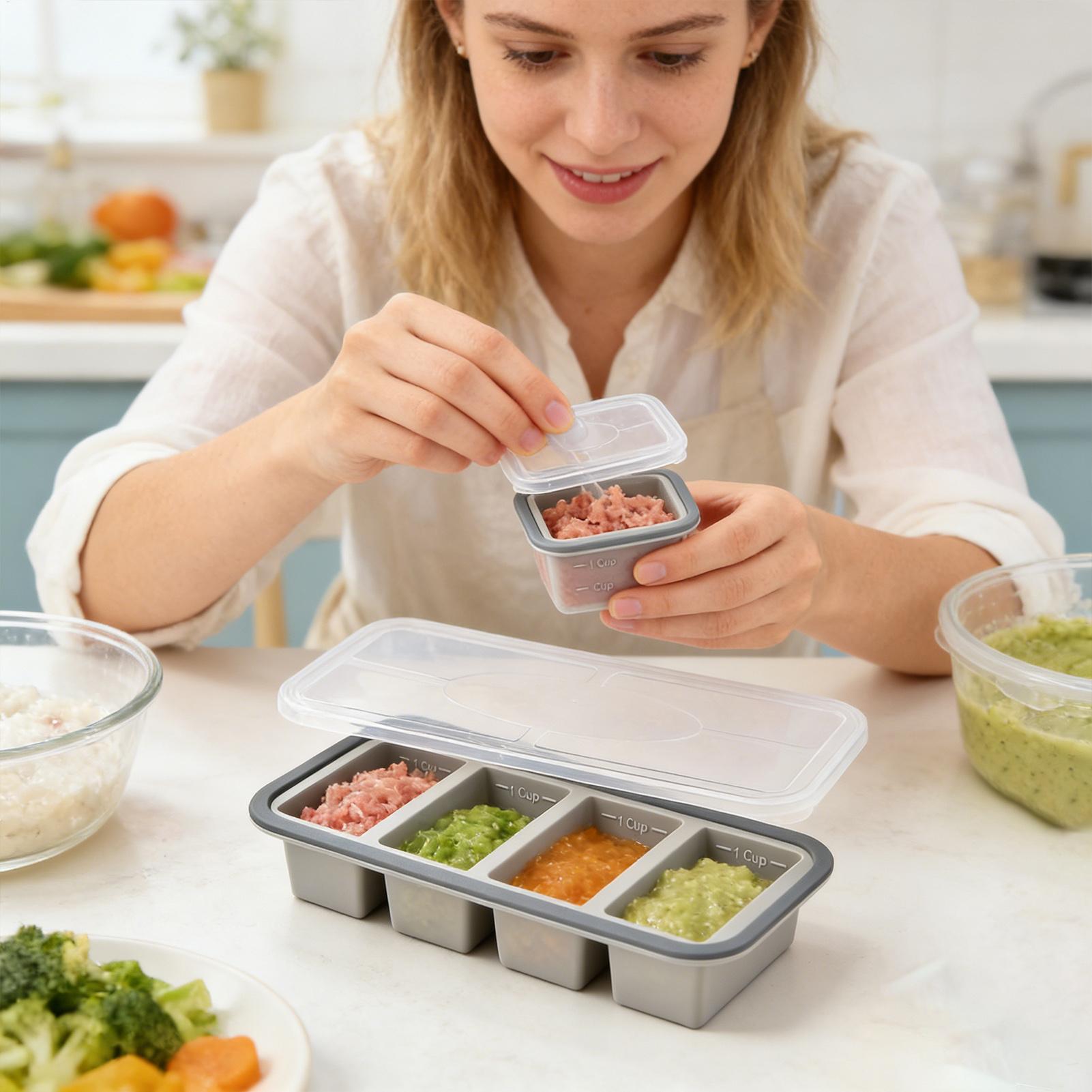 Silikon-Gefrierformen mit Einf – Meal Prep Menu Bewertung und Preis