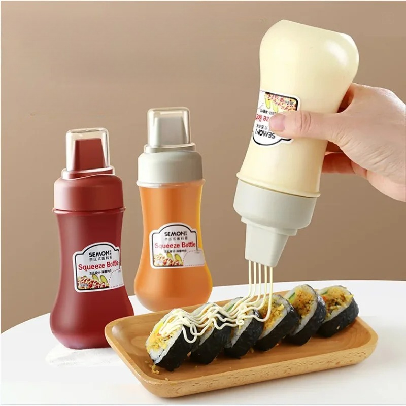 5-Loch-Squeeze-Flaschen für Ge – Sauce Squeeze Bottle Bewertung und Preis