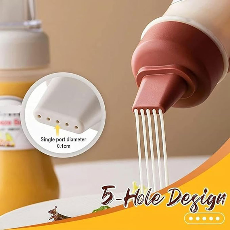5-Loch-Squeeze-Flaschen für Ge – Sauce Squeeze Bottle Bewertung und Preis