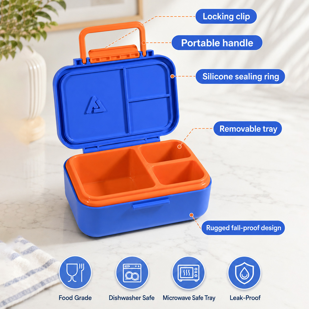 Bento-Lunchbox mit 13oz Edelst – Meal Prep Dinners Bewertung und Preis