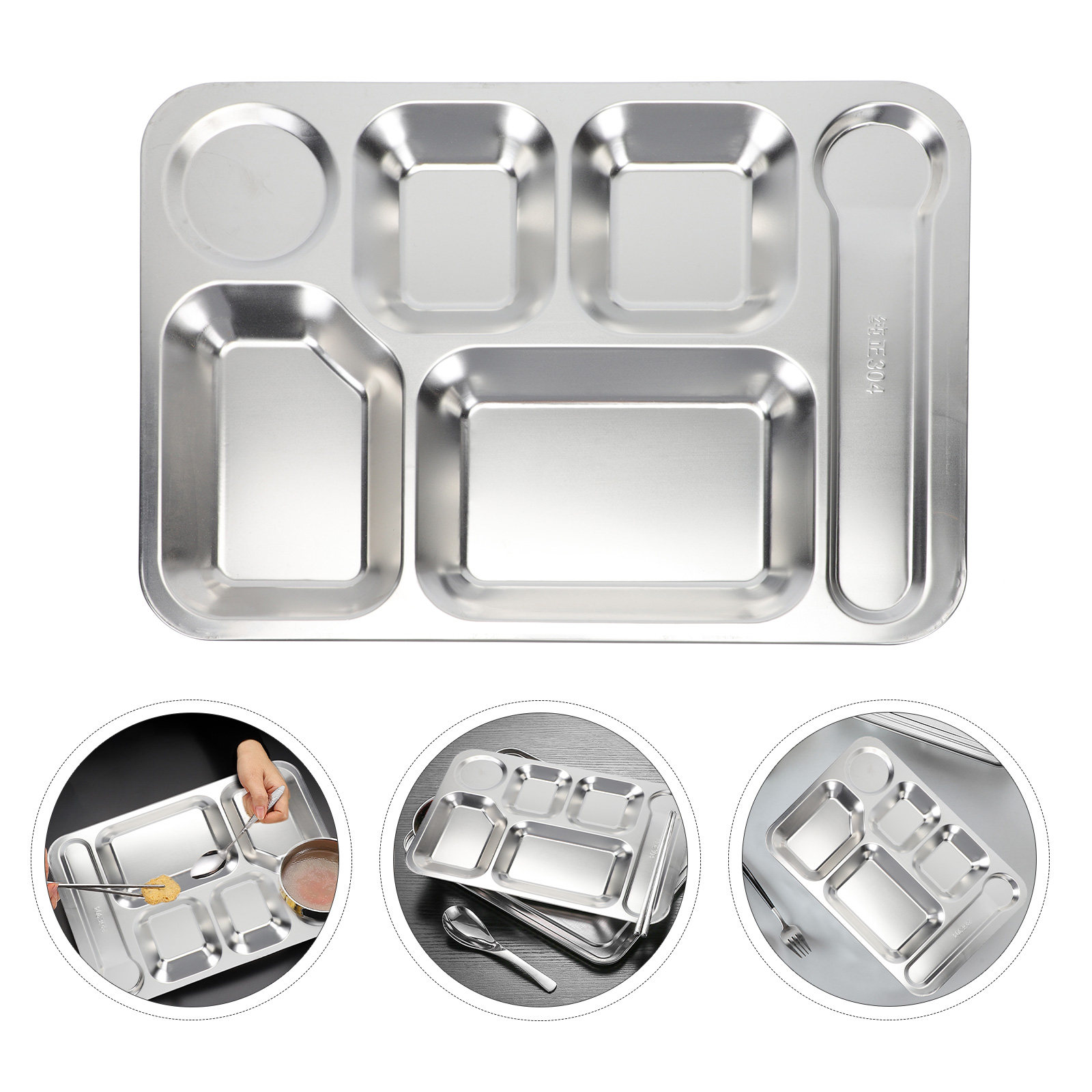 1 Stück 6-Fächer-Lunchtablett, – Meal Prep Container Bewertung und Preis
