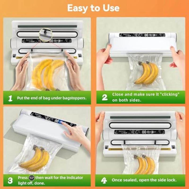M10K Lebensmittel-Vakuumierger – Meal Prep Vacuum Seal Bewertung und Preis