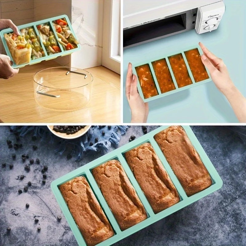 Stapelbare Silikon-Gefrierbehä – Meal Prep Menu Bewertung und Preis