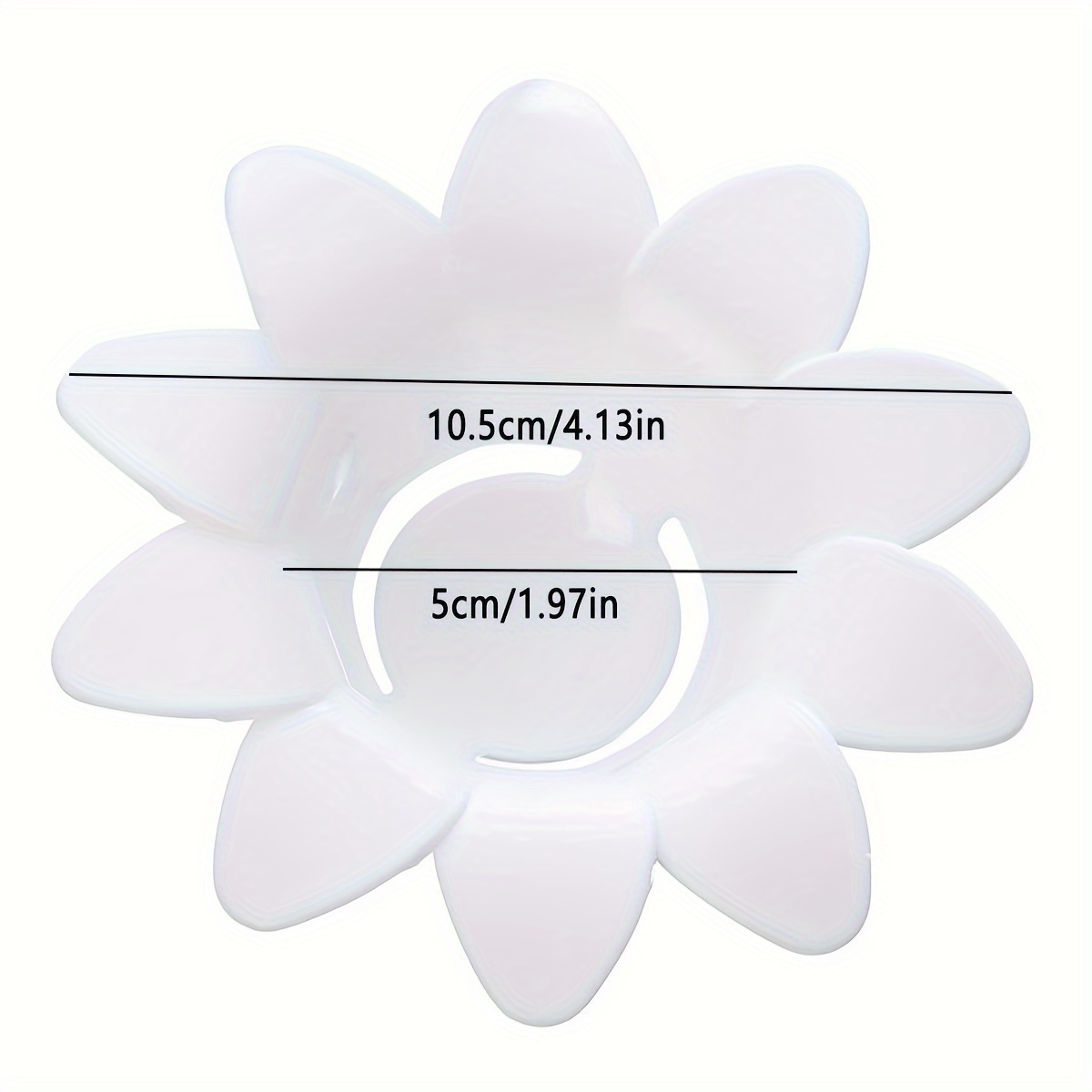 1pc/Nette Blume Design Ei Weiß – Meal Prep Eggs Bewertung und Preis