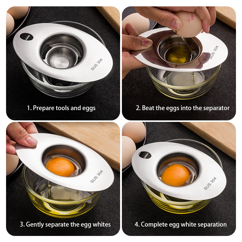 Edelstahl Ei Weiß Separator We – Meal Prep Eggs Bewertung und Preis