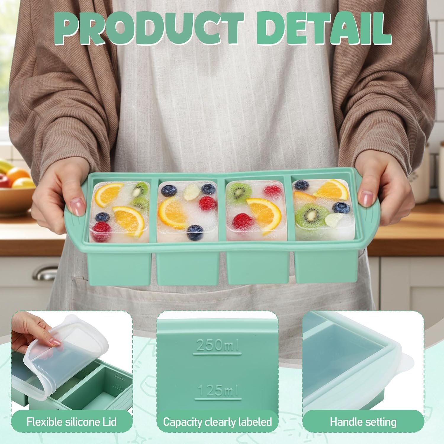 Silikon-Gefrierbehälter mit De – Meal Prep Menu Bewertung und Preis