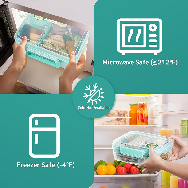 4-Fach Auslaufsichere Bento-Lu – Meal Prep Menu Bewertung und Preis