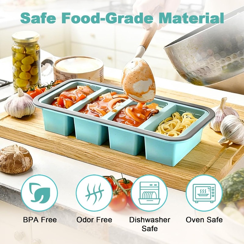 Silikon-Gefrierformen mit Deck – Meal Prep Container Bewertung und Preis