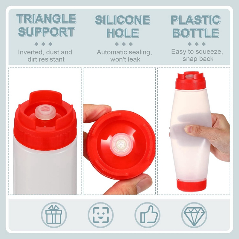 16 Unzen Umkehrbare Kunststoff – Sauce Squeeze Bottle Bewertung und Preis