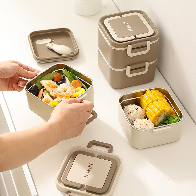 304 Edelstahl quadratische Bro – Stainless Bento Box Bewertung und Preis