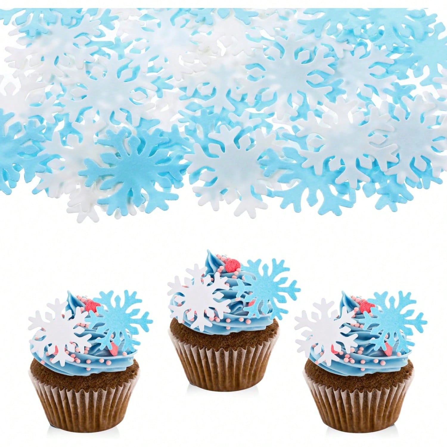 50 Stück blau-weiße Cupcake-To – Meal Prep Frozen Bewertung und Preis