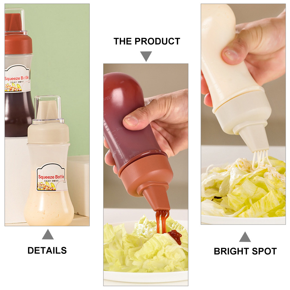 3 Stück Quetschflaschen, trans – Sauce Squeeze Bottle Bewertung und Preis