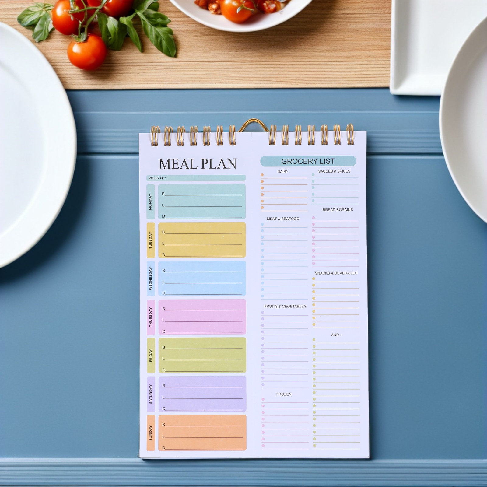 A5 Spiral-Wochenplaner für Mah – Meal Prep Menu Bewertung und Preis
