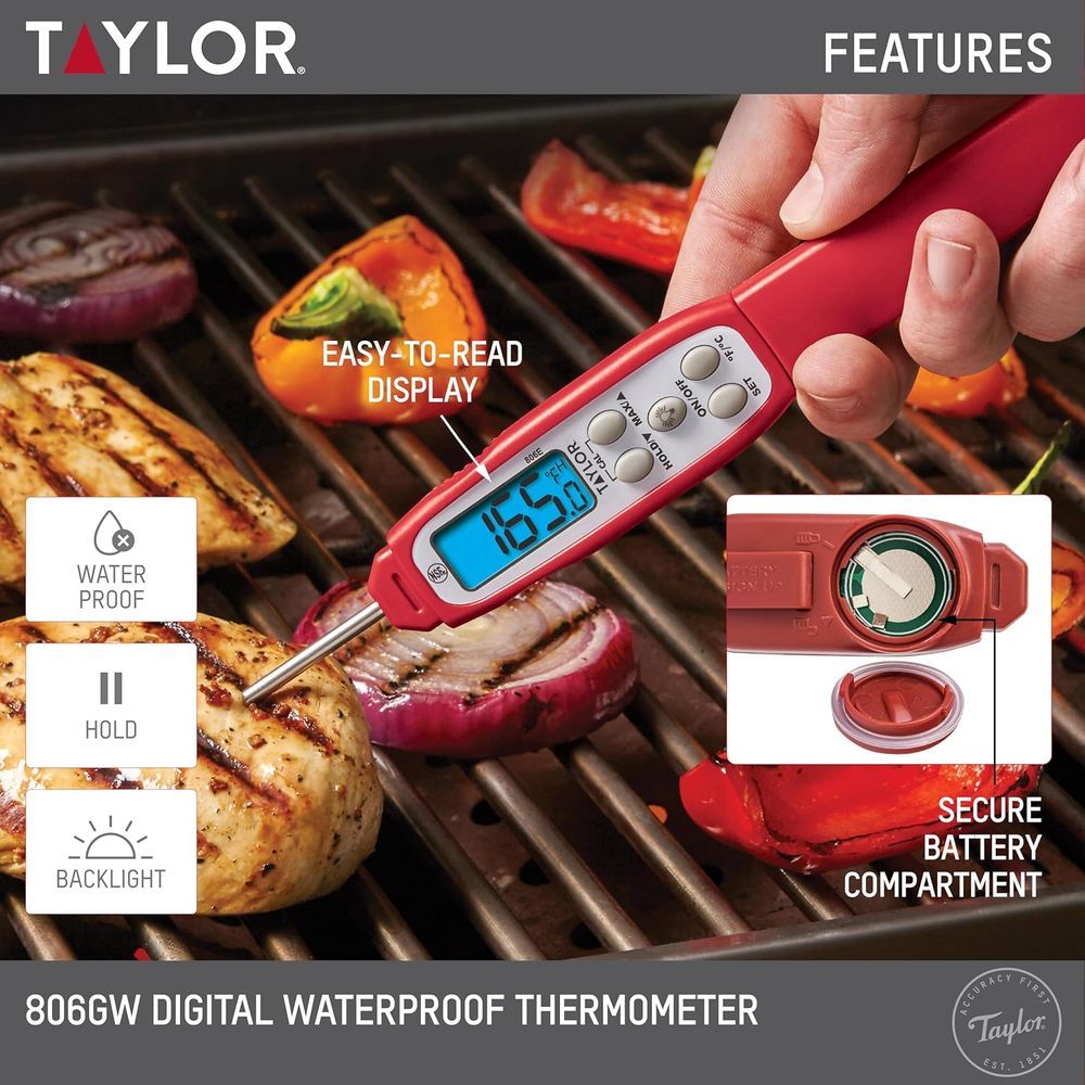 Digitales Fleischthermometer – – Meal Prep Chicken Bewertung und Preis