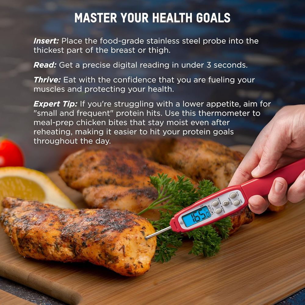 Digitales Fleischthermometer – – Meal Prep Chicken Bewertung und Preis